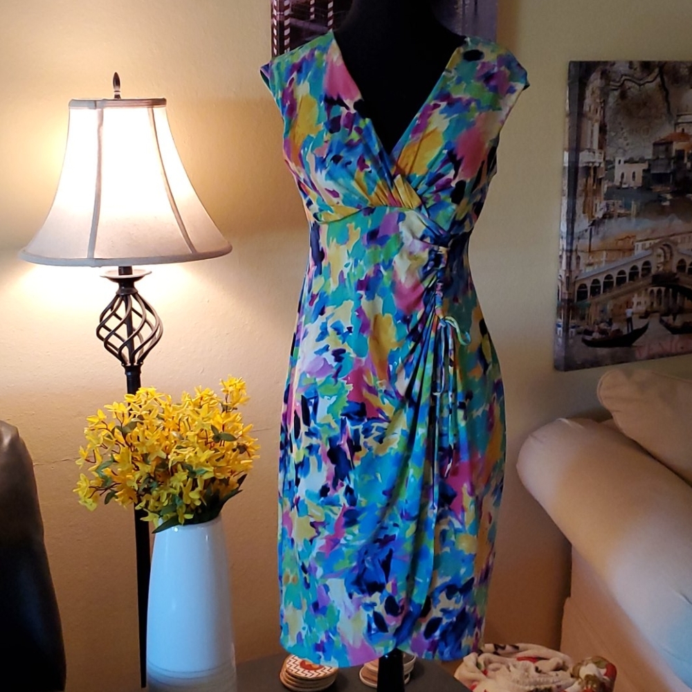 Colorful spring dress